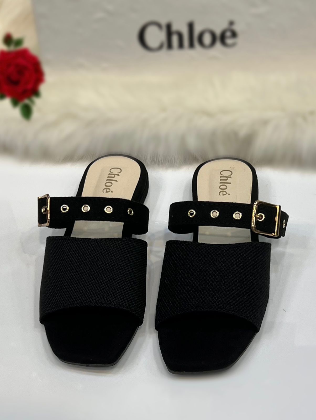 Premium Brown & Black Women’s Strap Sandals