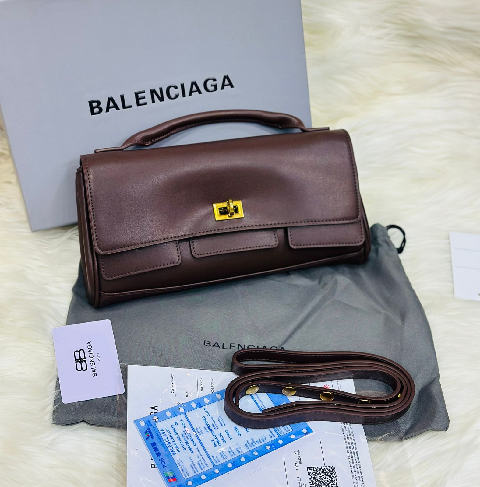 Balenciaga Hourglass Top Handle Bag
