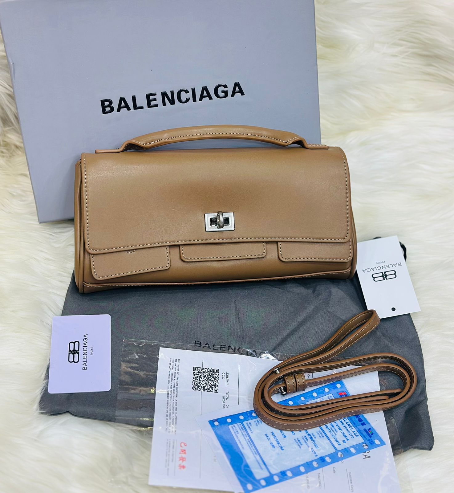 Balenciaga Hourglass Top Handle Bag