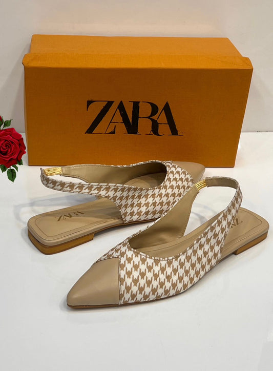 Vintage Style Slingback Flats