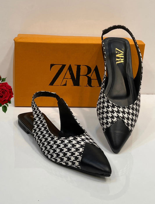 Vintage Style Slingback Flats