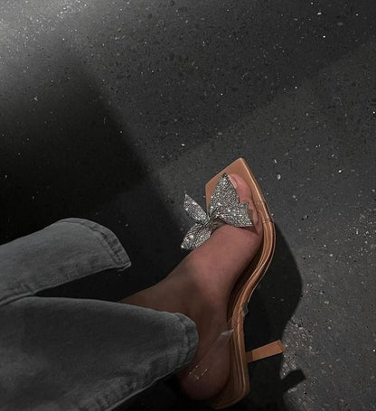 Luxury Crystal Embellished Heels