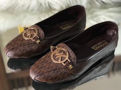 Elegant Monogram Loafers For Women