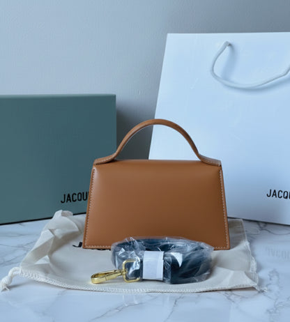 Refined Top-Handle Luxury Bag