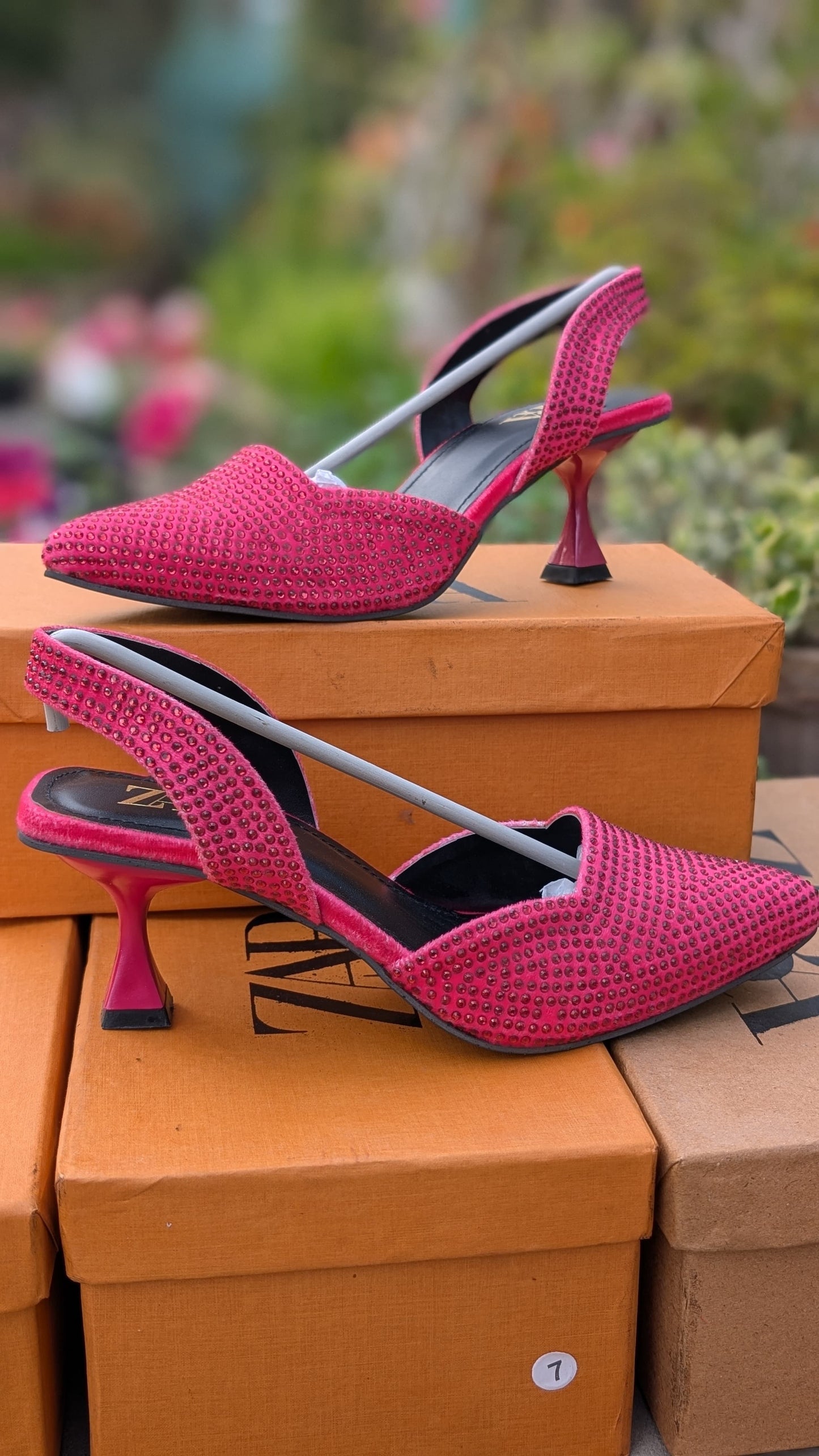 Classic Low-Heel Slingback Pumps