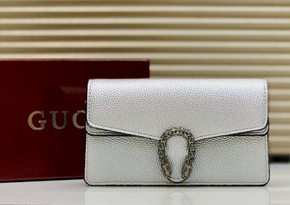 Luxe Serpent Shine Clutch