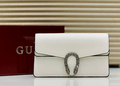 Luxe Serpent Shine Clutch