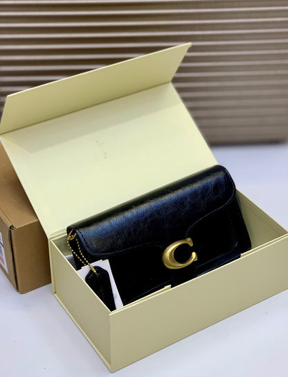 Luxe Classic Leather Mini Sling