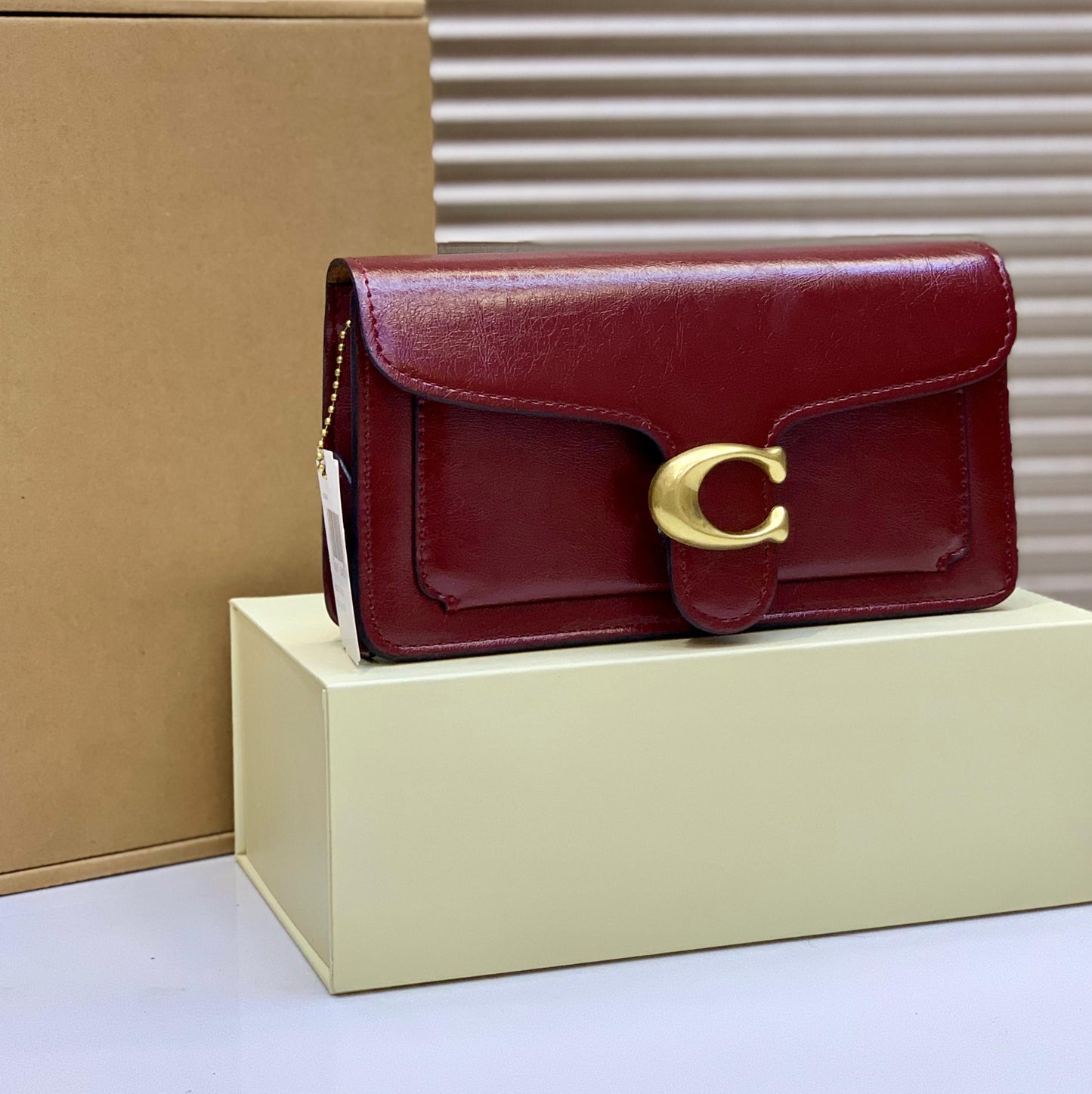 Luxe Classic Leather Mini Sling