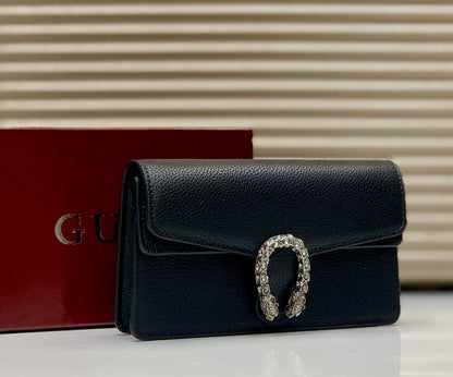 Luxe Serpent Shine Clutch