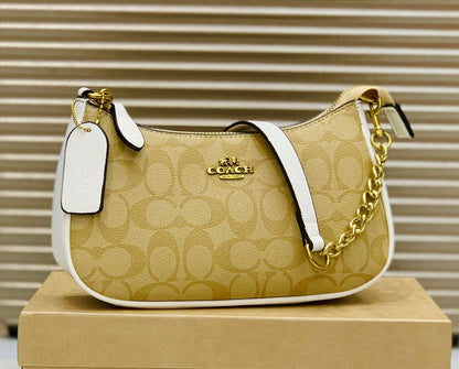 Elite Signature Curve Shoulder Bag