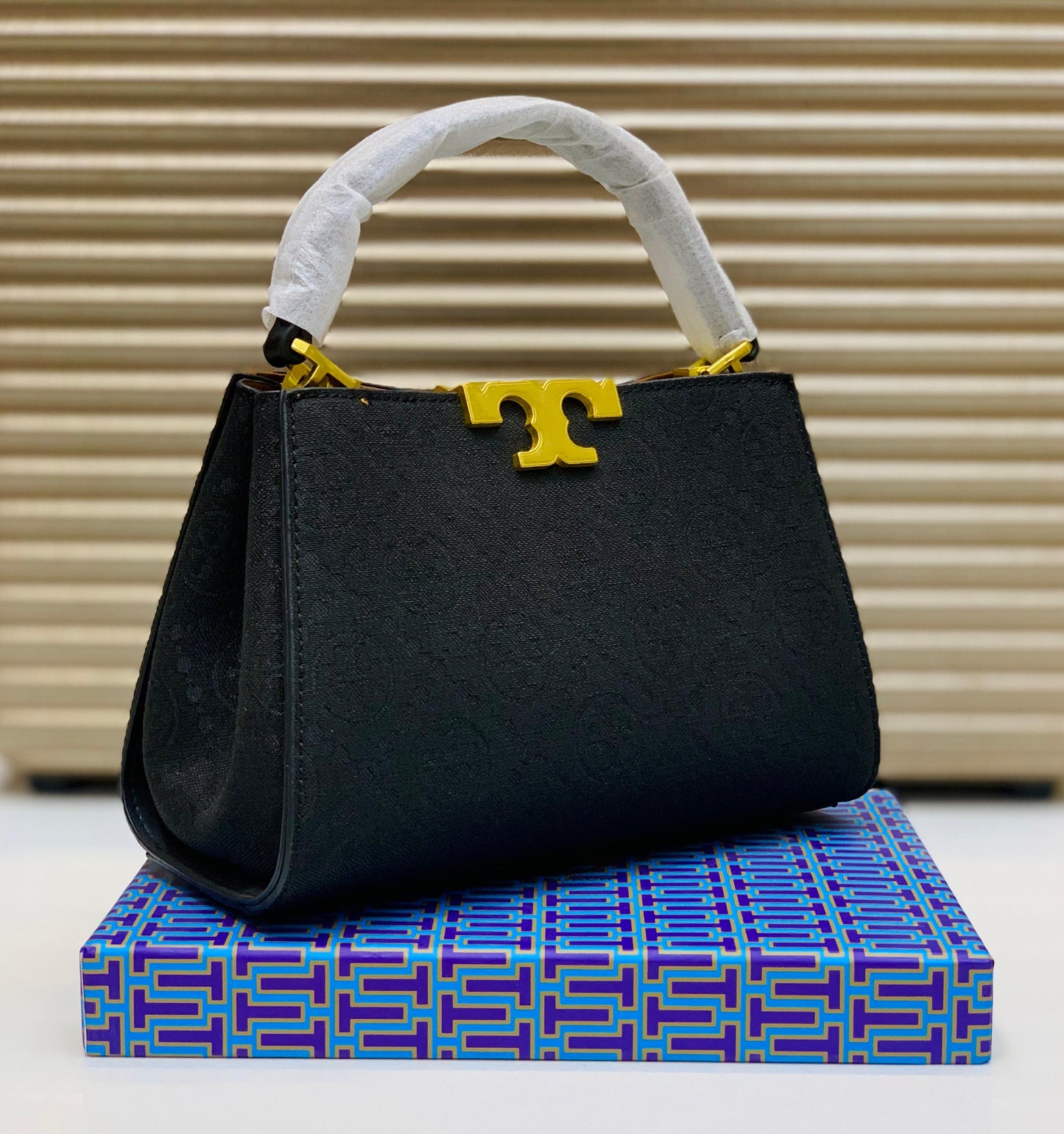 Royal Crest Luxe Top-Handle Bag