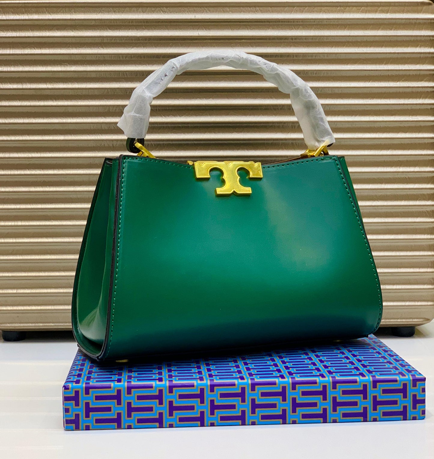 Royal Crest Luxe Top-Handle Bag