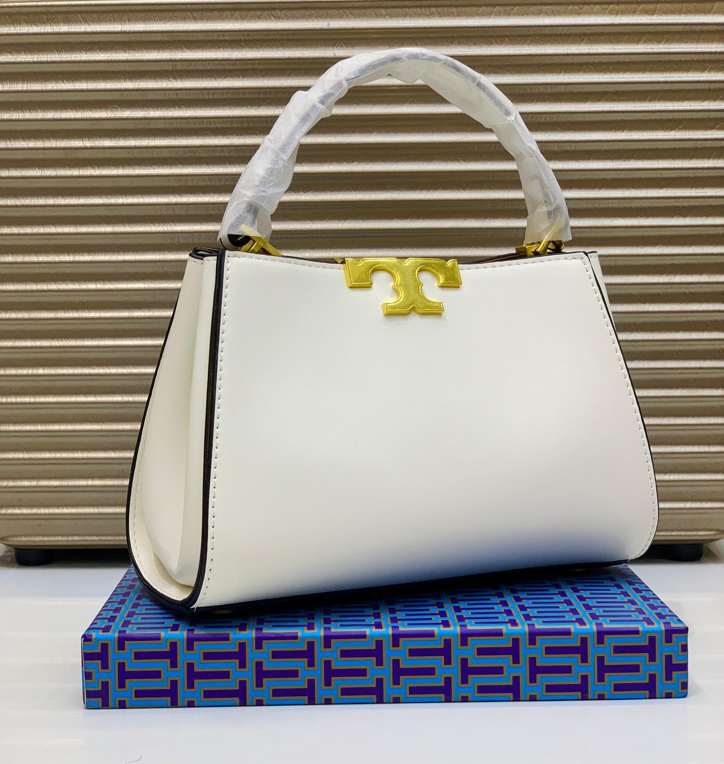 Royal Crest Luxe Top-Handle Bag