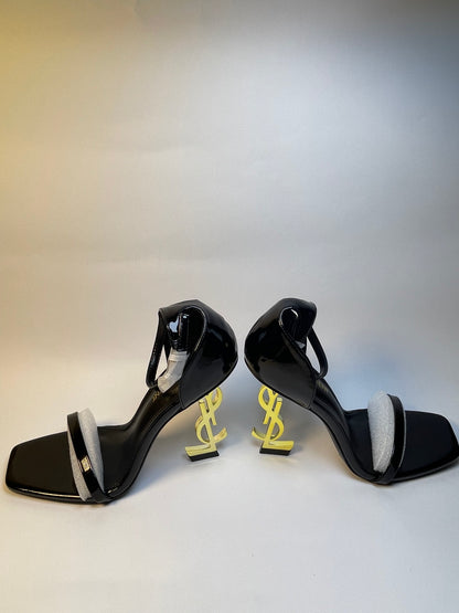 Logo Heel Sandals – Black Edition